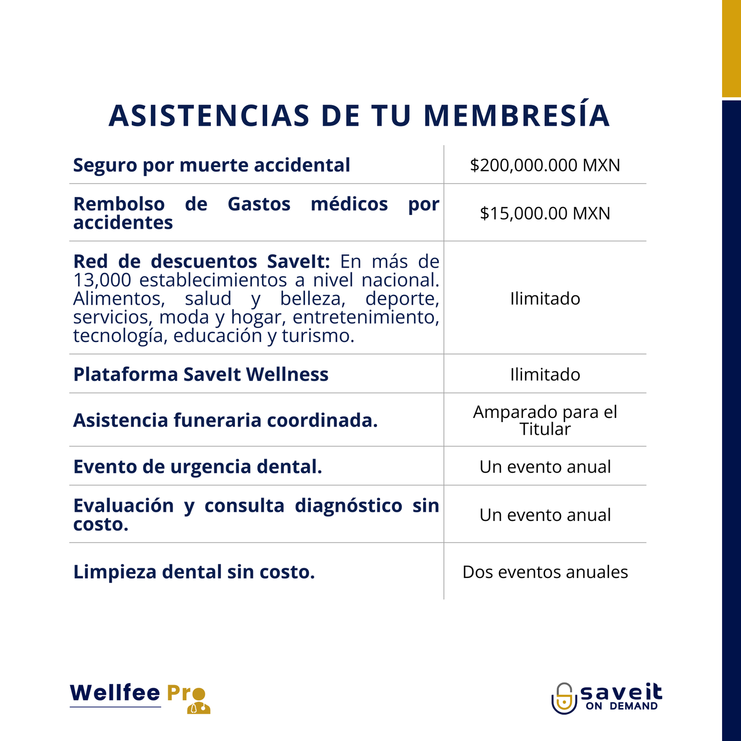 Membresía Wellfee Pro – Bienestar esencial